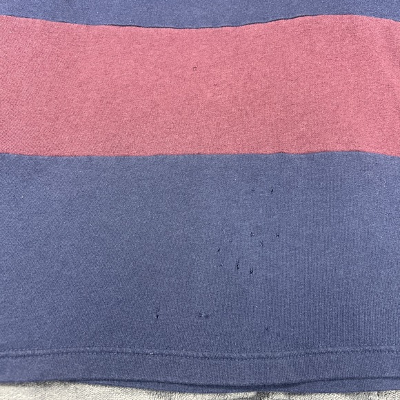 Victoria's Secret PINK SEQUINS BLING STRIPED‎ Hoodie RUGBY Perfect 1/4 Zip Large - Picture 5 of 14